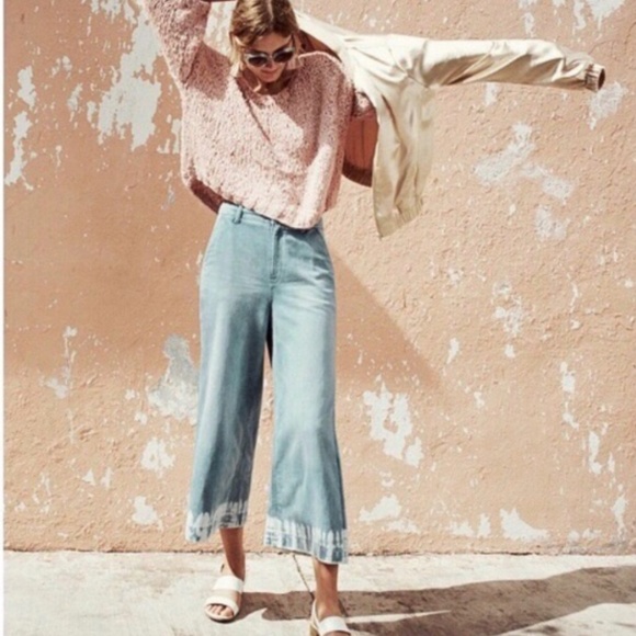 Anthropologie Denim - Pilcro | Anthro Wide Leg Culotte High Waist Jeans